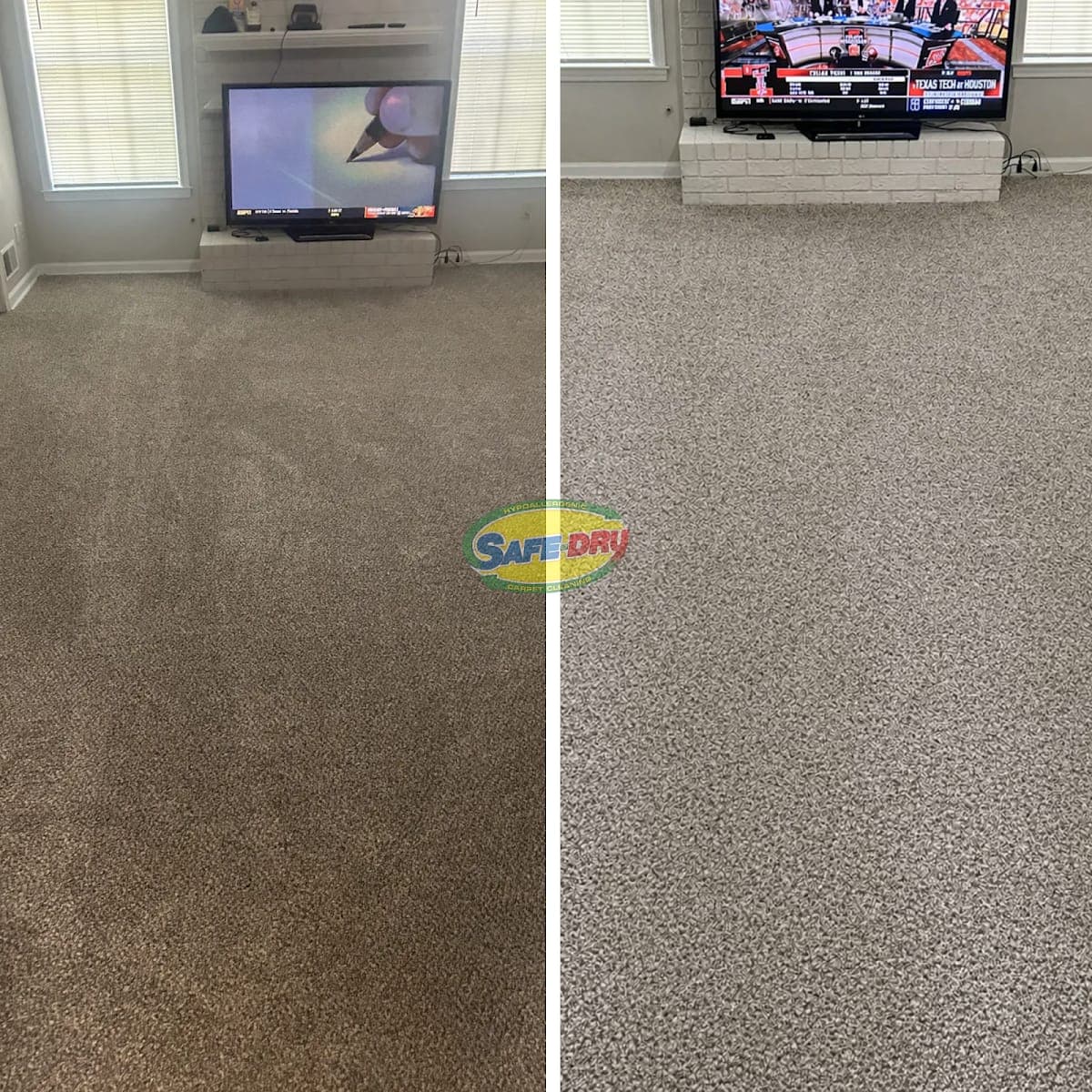 Carpet cleaning results in Columbia, South Carolina