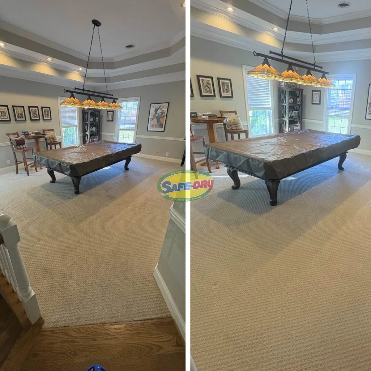 Carpet stain removal in The Woodlands, TX